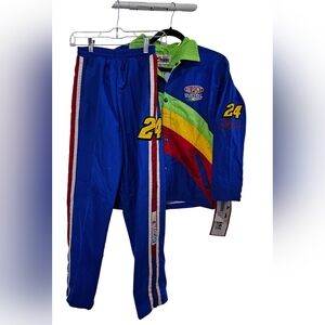 Chase Authentics Vintage Youth Jeff Gordon Racing Jacket & Pants Set Size M NWT